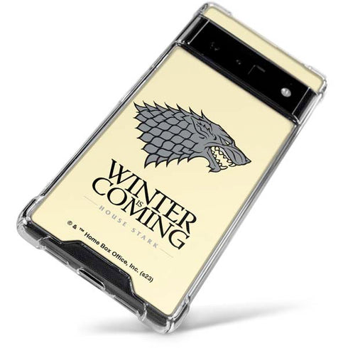 Game of Thrones: House Stark Sigil Google Pixel 6 Clear Case